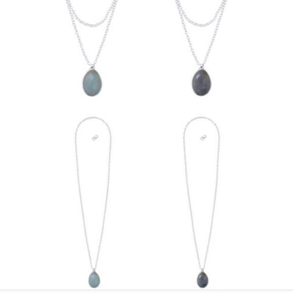 :: Stella & Dot Reversible Sanibel Necklace Gold - Picture 5 of 8